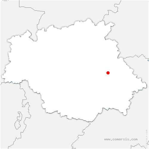 carte de localisation de Bruniquel