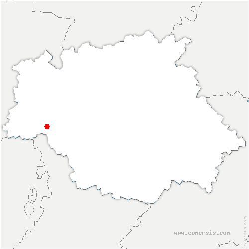 carte de localisation de Cahuzac-sur-Adour