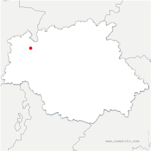 carte de localisation de Campagne-d'Armagnac