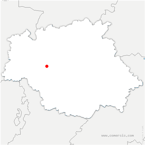 carte de localisation de Castelgaillard