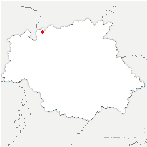 carte de localisation de Castelnau-d'Auzan-Labarrère