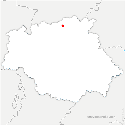 carte de localisation de Castelnau-sur-l'Auvignon