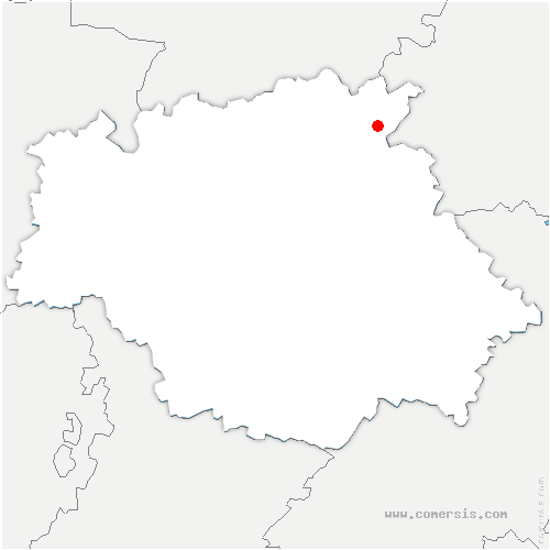 carte de localisation de Castet-Arrouy