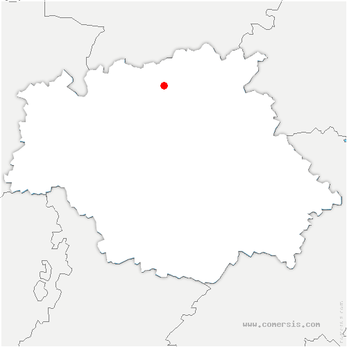 carte de localisation de Caussens