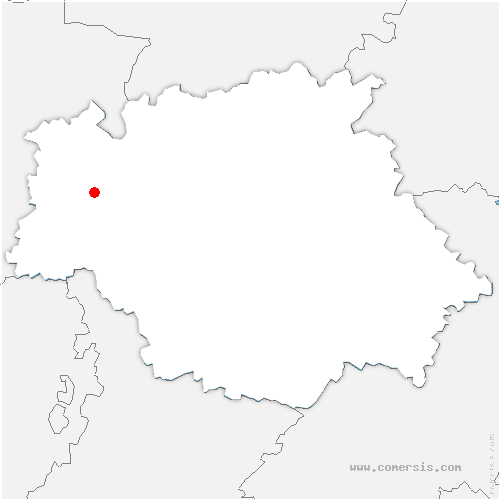 carte de localisation de Cazalrenoux