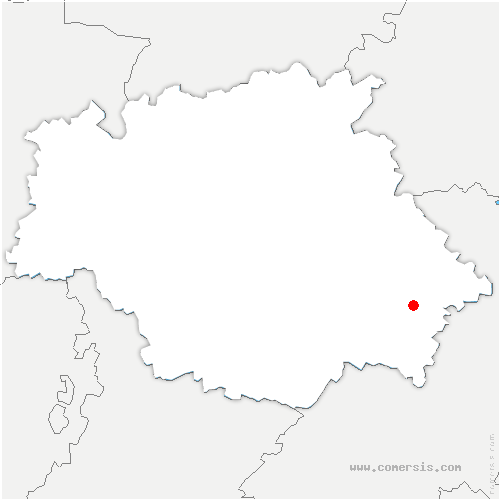 carte de localisation de Cazaux-Savès