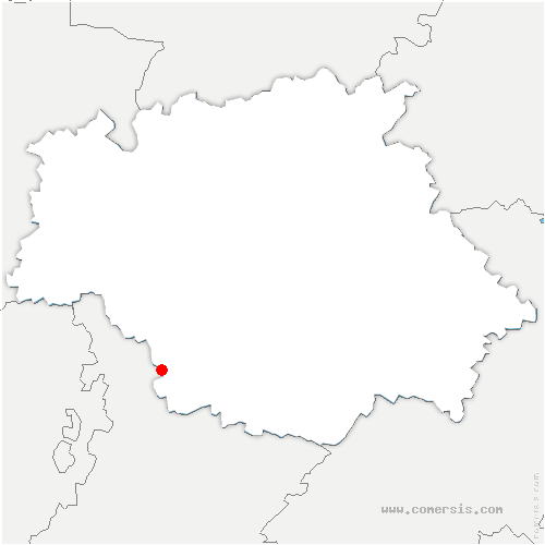 carte de localisation de Cazaux-Villecomtal