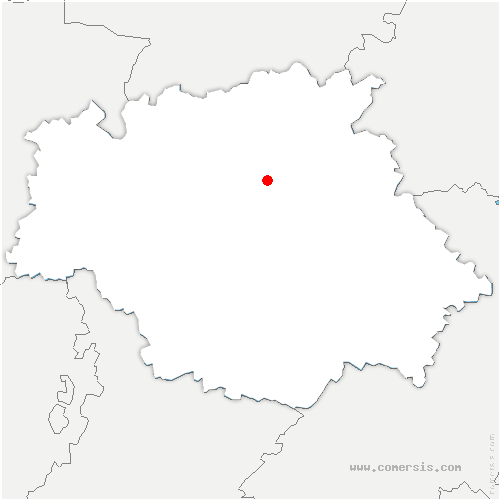 carte de localisation de Cézan