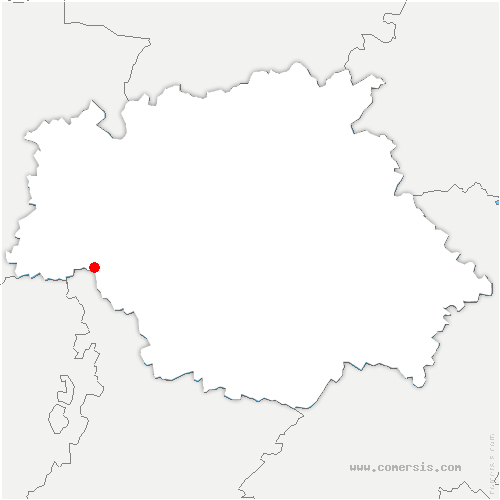 carte de localisation de Charlas