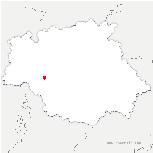 carte de localisation de Couloumé-Mondebat
