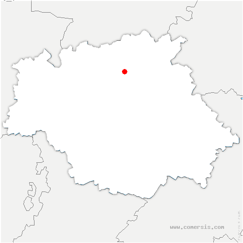 carte de localisation d'Escondeaux