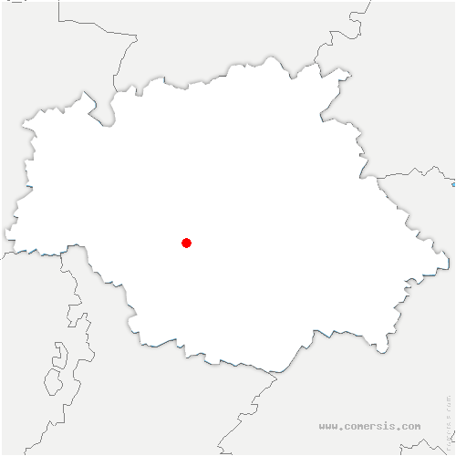 carte de localisation d'Escoubès-Pouts