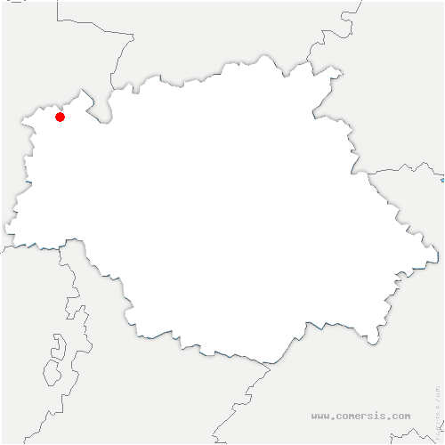 carte de localisation de Estang