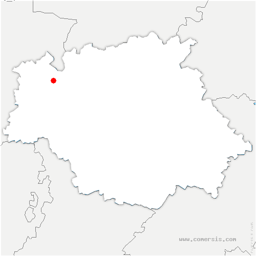 carte de localisation de Fauroux