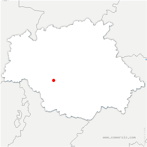 carte de localisation de Francon