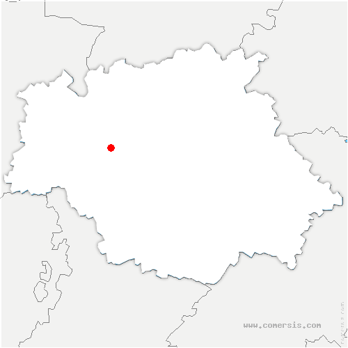 carte de localisation de Frontignan-Savès