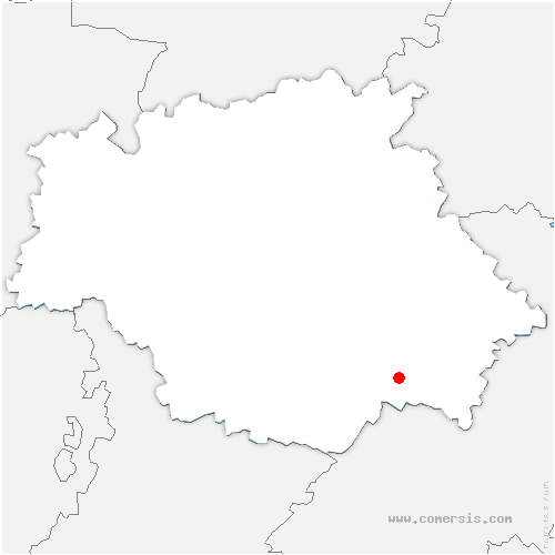 carte de localisation de Gaujac