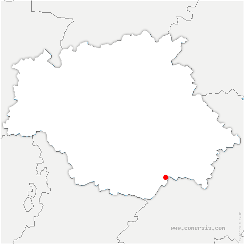 carte de localisation de Gaujan