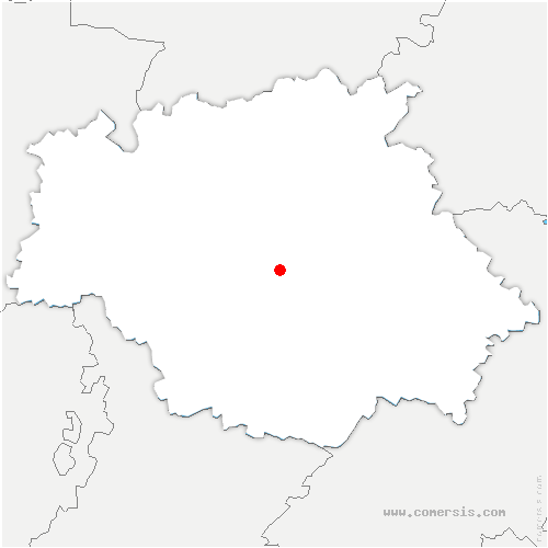 carte de localisation de Geloux