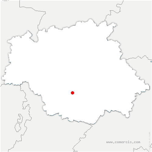 carte de localisation de Gouzens