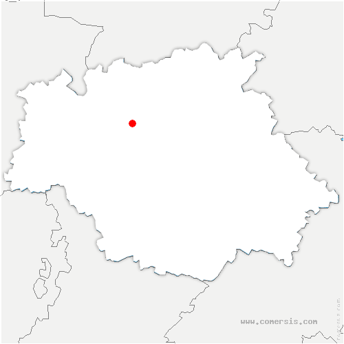 carte de localisation de Justian