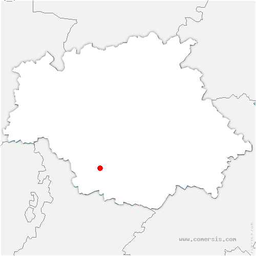 carte de localisation de Laas
