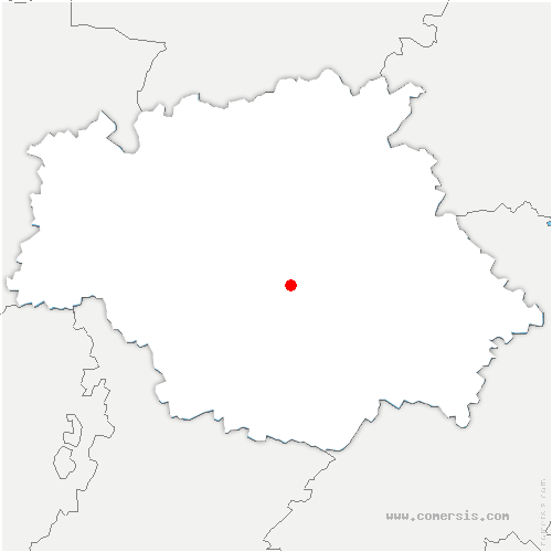 carte de localisation de Lacaugne