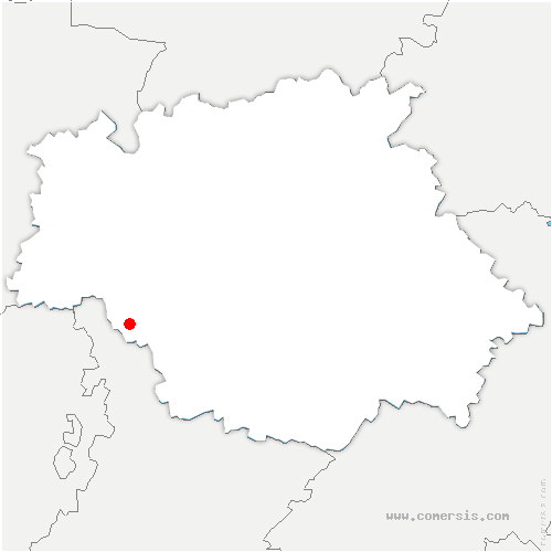 carte de localisation de Ladevèze-Ville