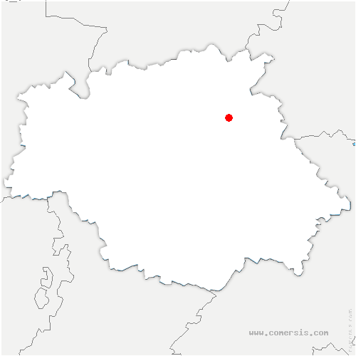 carte de localisation de Lalanne-Trie