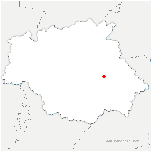 carte de localisation de Lannemezan