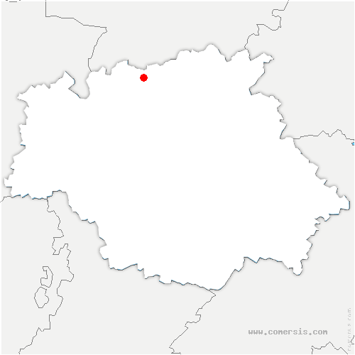carte de localisation de Larroque-sur-l'Osse