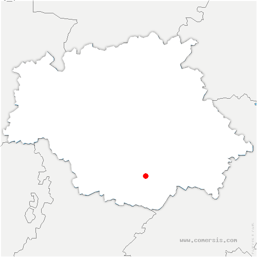 carte de localisation de Lourties-Monbrun