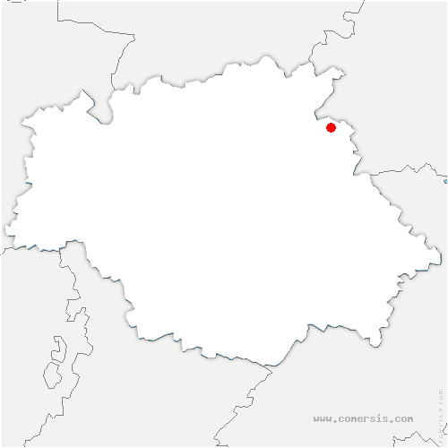 carte de localisation de Loze