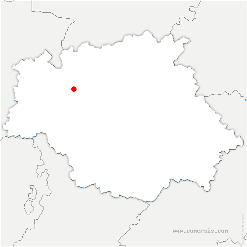 carte de localisation de Luquet