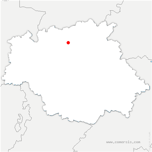 carte de localisation de Maignaut-Tauzia
