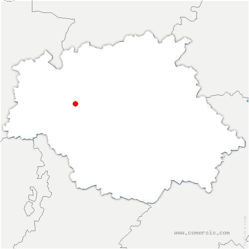 carte de localisation de Martisserre