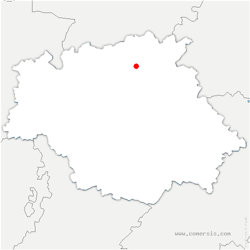 carte de localisation de Mingot