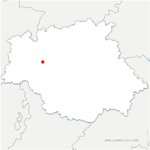 carte de localisation de Mirambeau