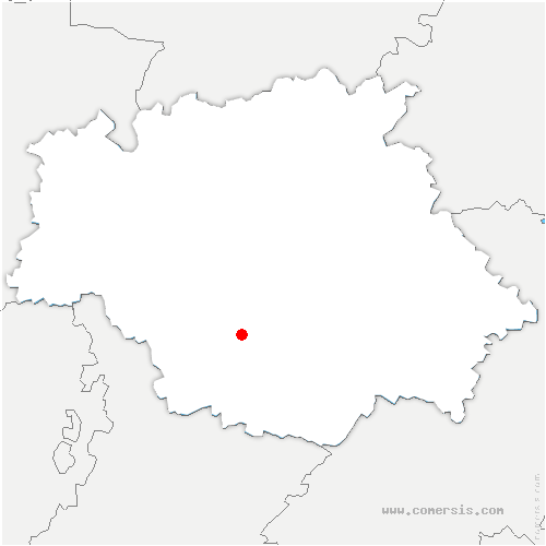 carte de localisation de Mirande