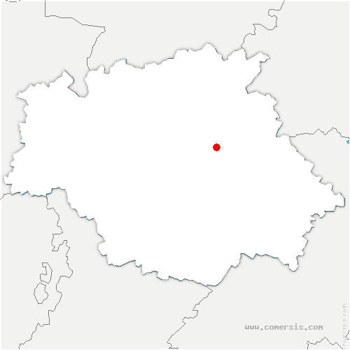 carte de localisation de Miremont