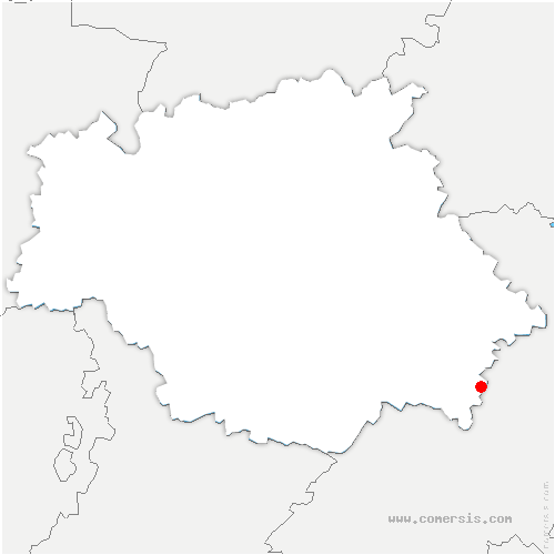 carte de localisation de Monblanc