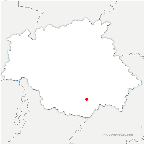 carte de localisation de Moncorneil-Grazan
