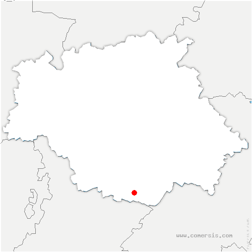 carte de localisation de Monlaur-Bernet
