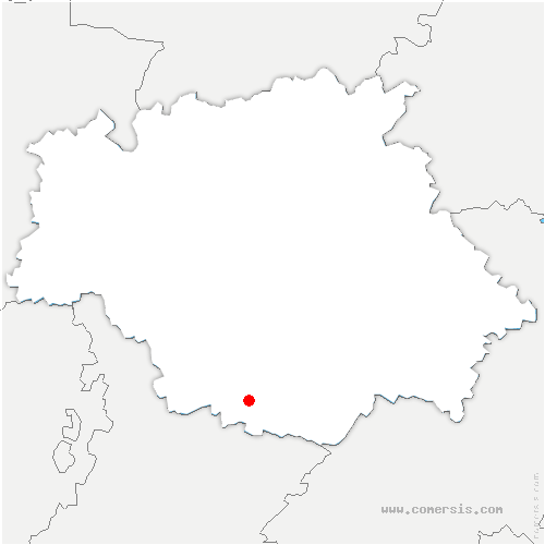 carte de localisation de Mont-de-Marrast