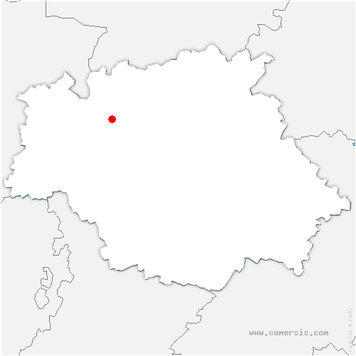 carte de localisation de Montagudet