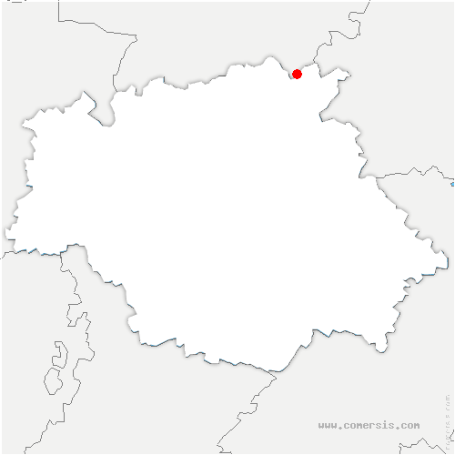 carte de localisation de Montberon