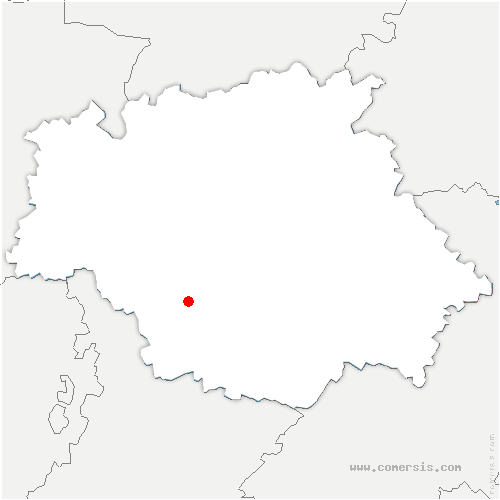 carte de localisation de Montclar-de-Comminges