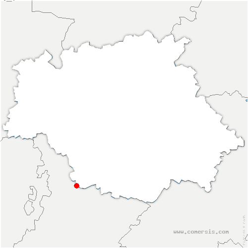 carte de localisation de Montégut-Arros