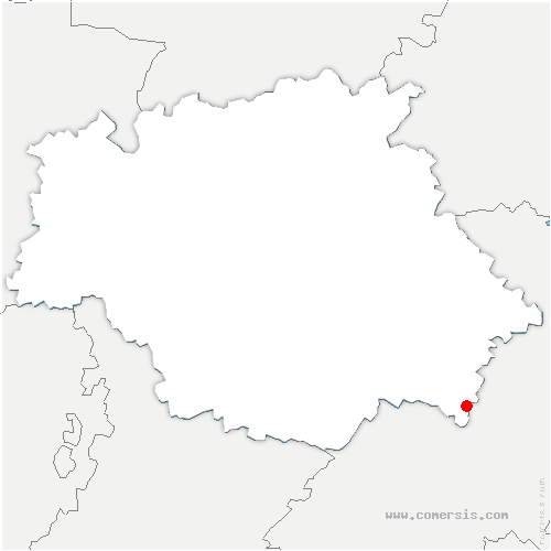carte de localisation de Montpézat