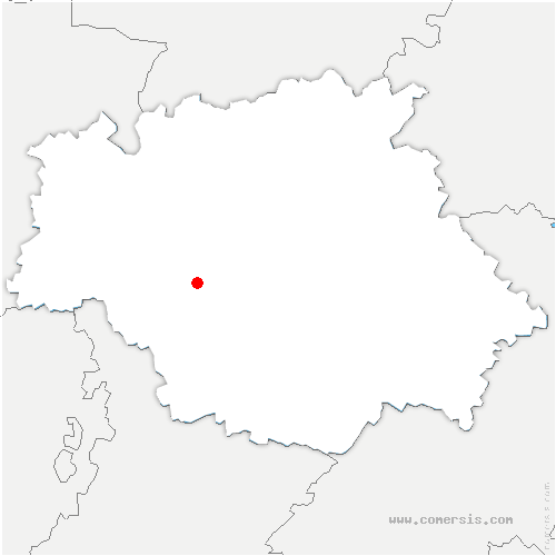 carte de localisation de Peyrusse-Grande